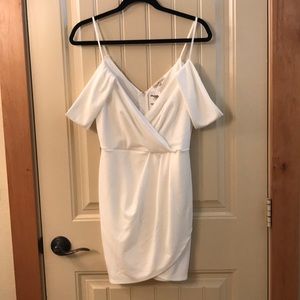 Charlotte Russe white tulip dress